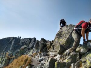 Grań przed Koniem Rohackim