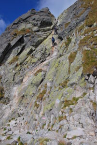 Zejście ze Świnicy w kierunku Zawratu