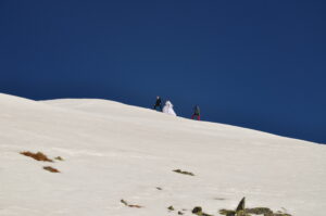 Młoda Para w drodze na Kasprowy Wierch