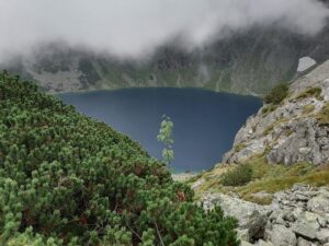 Czarny Staw pod Rysami z góry